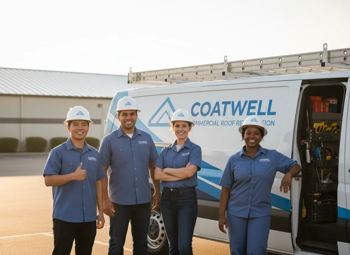 Commercial roof coating company in Stewart, MN